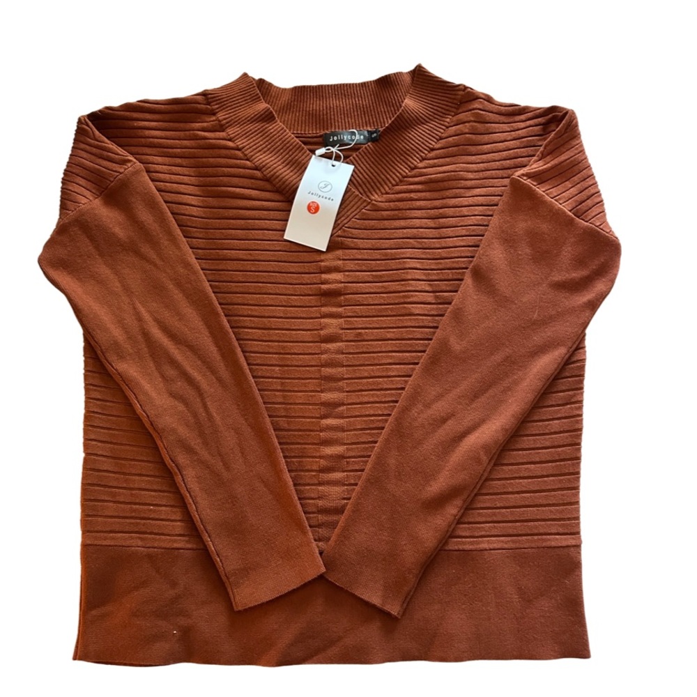 Jollycode Women’s Sweater (NWT - Small - Amber) 🍁🍂